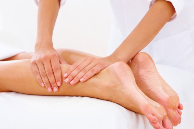 massage des mollets - ecole de massage sensitif belge